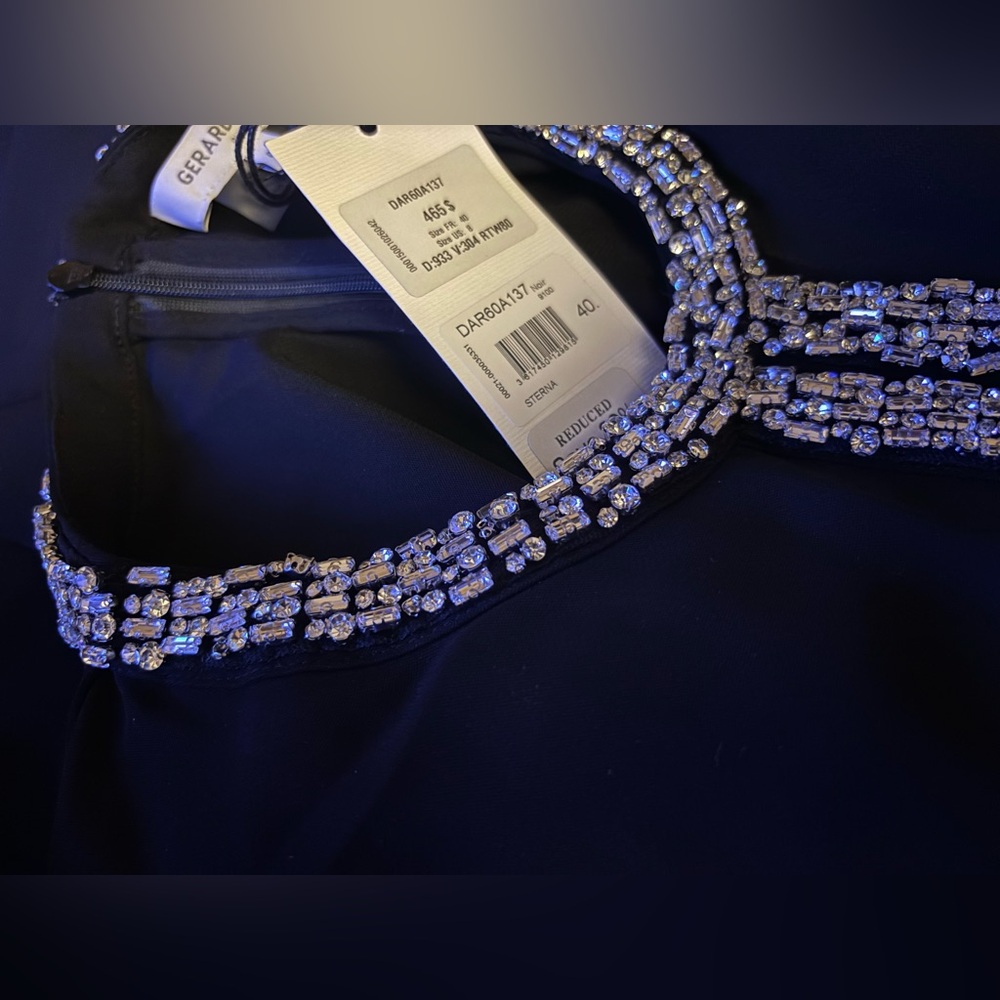Gerald Darel Blue Halter Cocktail Dress - Picture 2 of 11